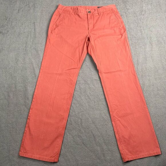 Bonobos Men's Tailored Stretch Chinos Size 34 x 32 Pink Pockets - Picture 16 of 16
